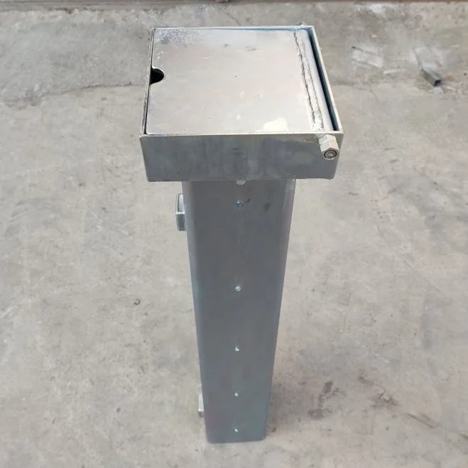 Carbon steel Road safety Parking Driveway traffic retractable telescopic lift assist safety manual security metal bollard