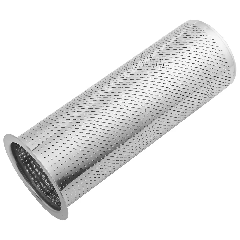 Professional Large Capacity Cylinder Tea Filter Strainer 304 Stainless Steel Tea Infuser