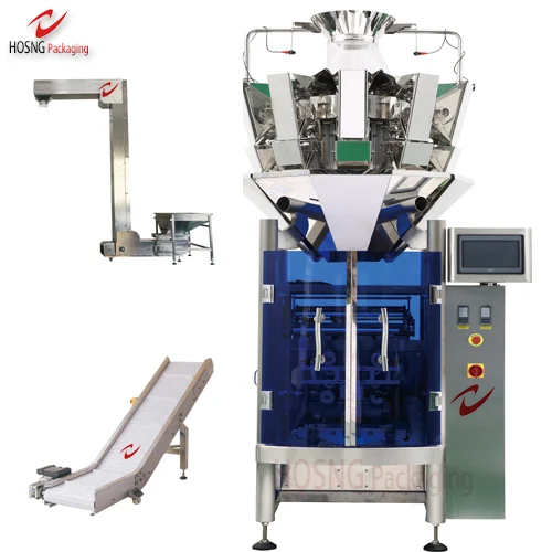 Factory Directly Packing Equipment Vertical Form Fill Sealing Machine For Beans/Nuts/Sugar/Potato Chips Small Scale