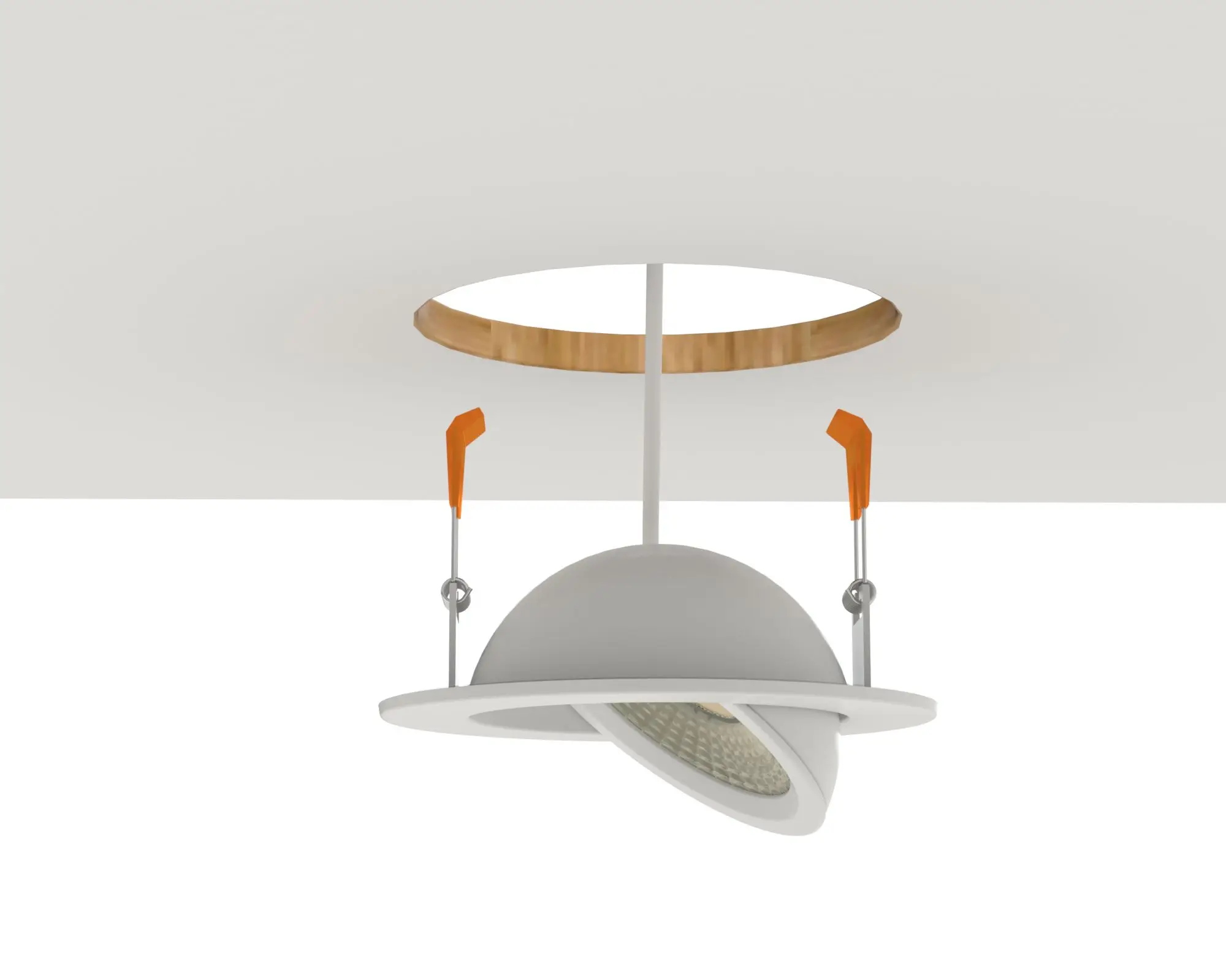 3CCT RGBW intelligent APP control 9w 4 inch 360 degree  moving head  gimbal led downlight