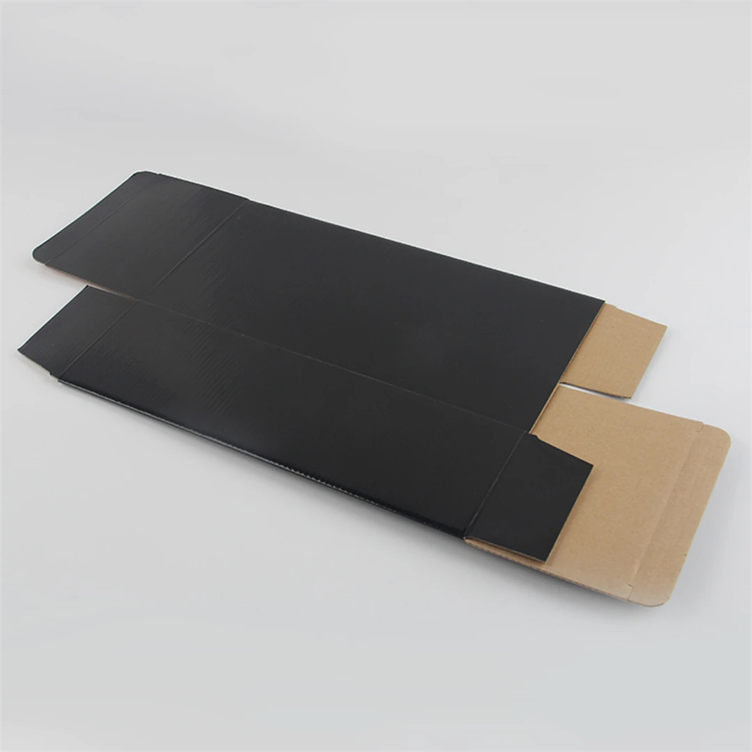 Guangdong black kraft paper box custom paper black red wine gift box packaging