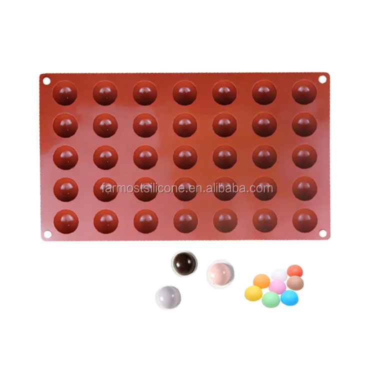 
Half Ball Sphere Silicone Cake Pan Chocolate Mold Pastry Bakeware Tool Stencil Pudding Jello Soap Bread Candy Baking Moulds 