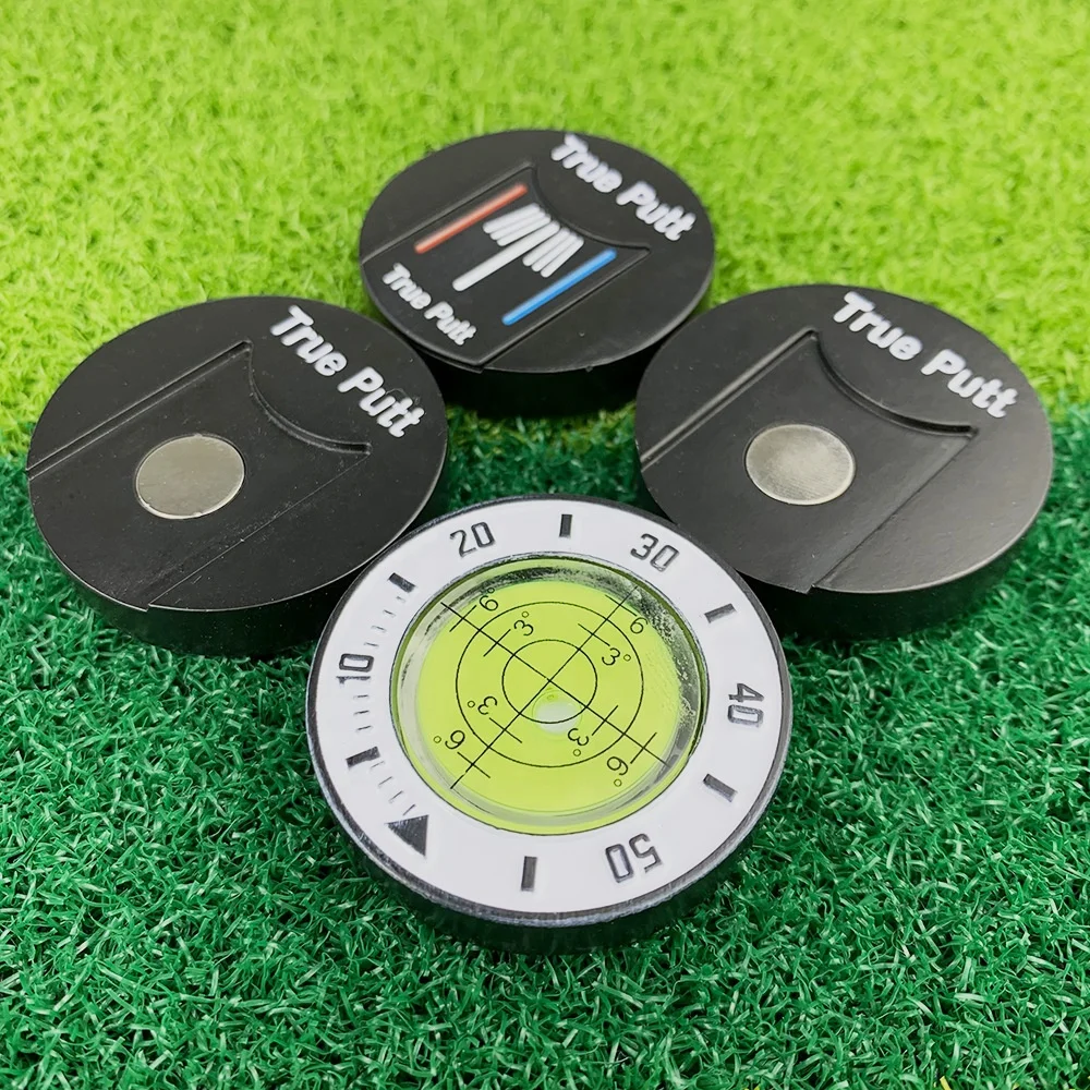 2024 Golf Gift Set Putting Aid Green Reader Magnetic Iron Golf Sports Poker Chip Ball Markers And Hat Clips and divot tool