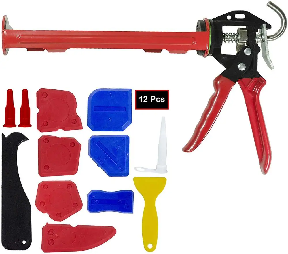 Stainless Steel Piston Rod Caulking Gun stainless steel silicone GUN  stainless steel Caulk Gun