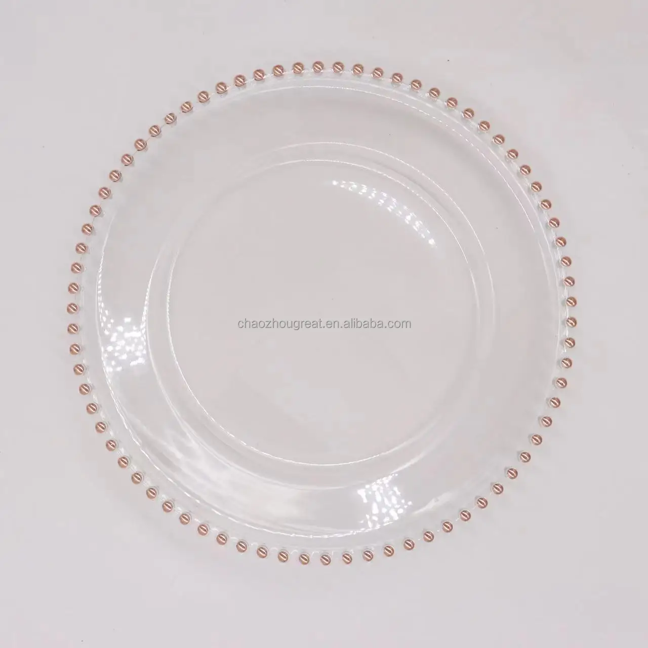 wedding Charger Plates Plastic clear for Dinner Wedding Elegant Decoration Acrylic Under Plate