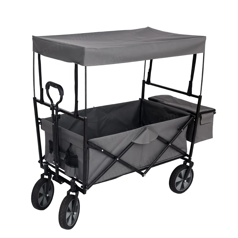 Cheap price camping foldable wagon garden folding wagon cart for outdoor  picnic garden using