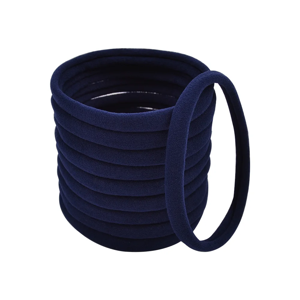 25 colors Colorful Candy Color Nylon Hair Cord Rubber Band Girl Hair Accessories for Daily and Party Use for Baby Hair