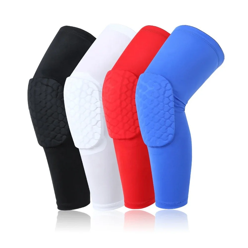Customized logo EVA compression basketball honeycomb knee pads