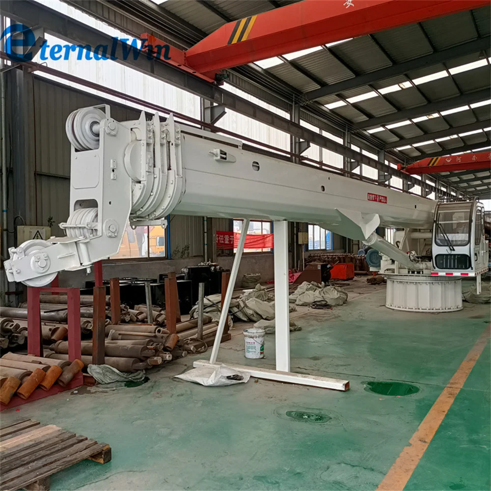 50 ton 30 ton ABS CCS BV certificate hydraulic marine barge crane price