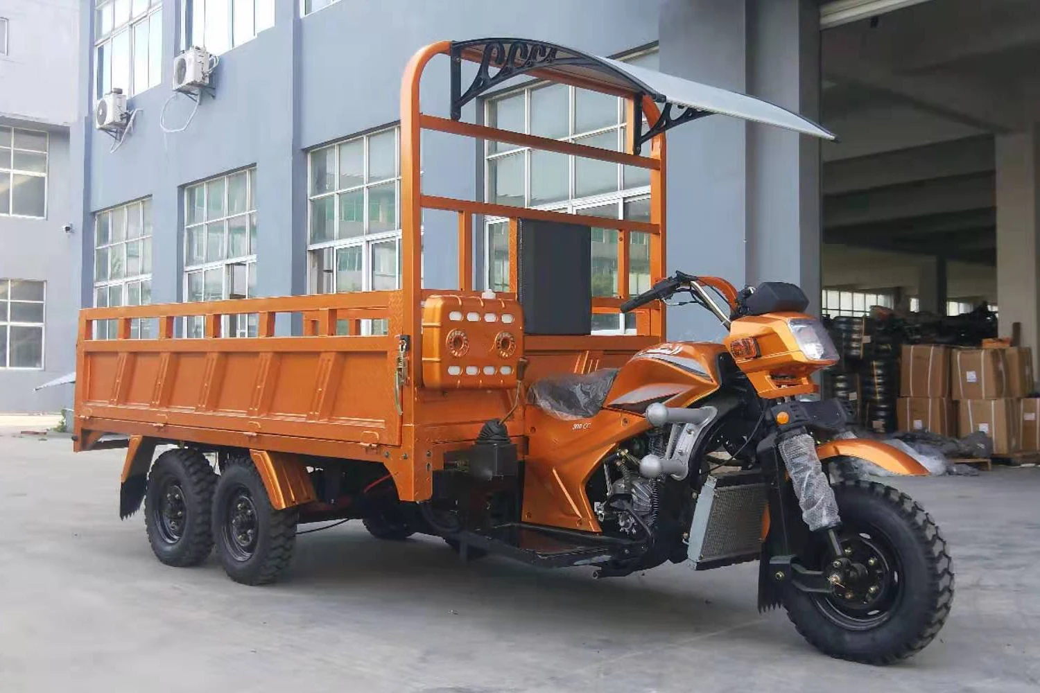  Двойная задняя ось 300cc 3 тонны погрузчик бензин грузовой