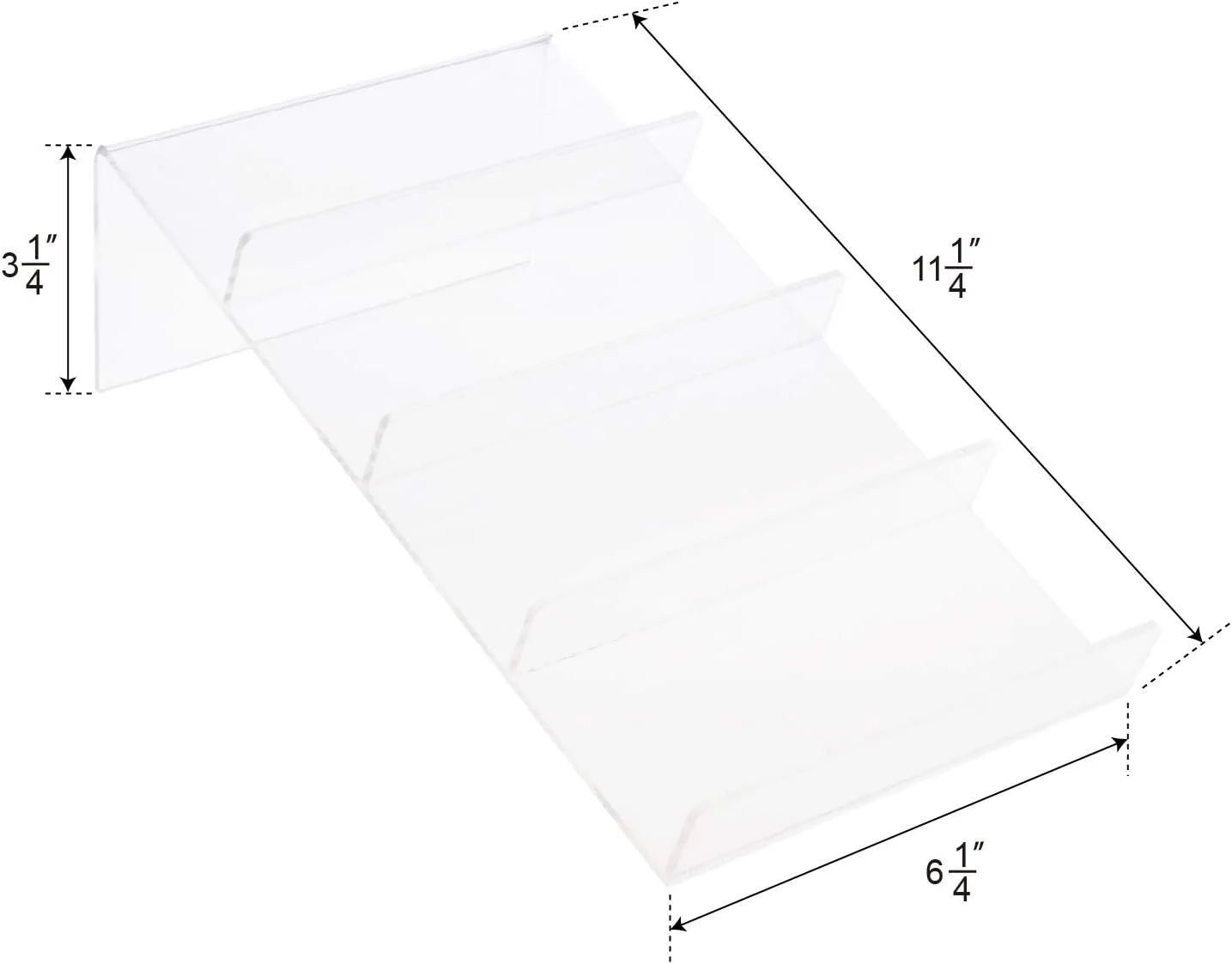 Изготовленный на заказ акриловый лоток дисплея для организатора хранения солнцезащитных очков