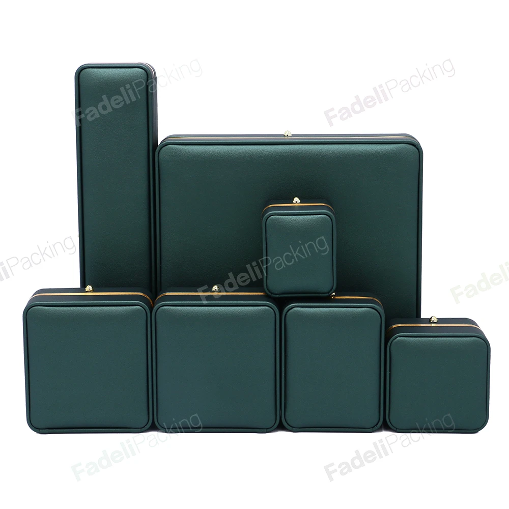 Hot sell pu leather manufacture made led jewelry box jewelry box packaging