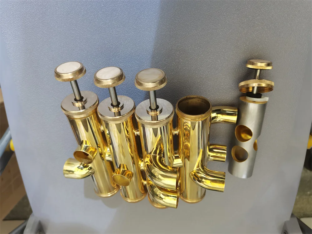 4 pistons casing for BBb tuba 19mm bore size brass instruments