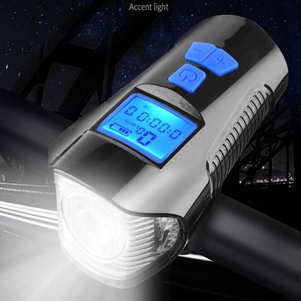 Powerful Bicycle Table With Waterproof Stopwatch LED Bike Light Bike Horn Light