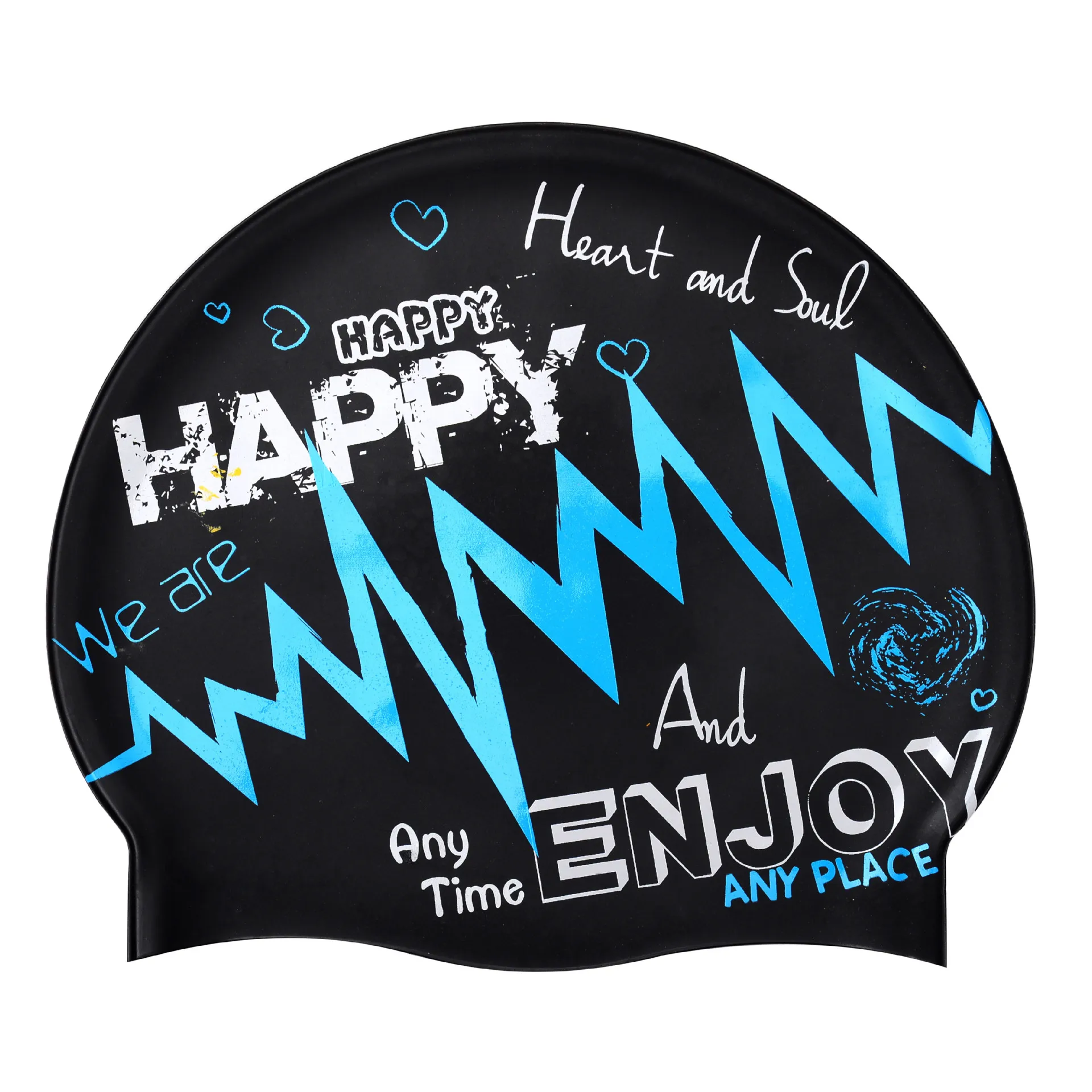 High Quality Wholesale Adult Swimming Caps Silicon Swim Caps Printing