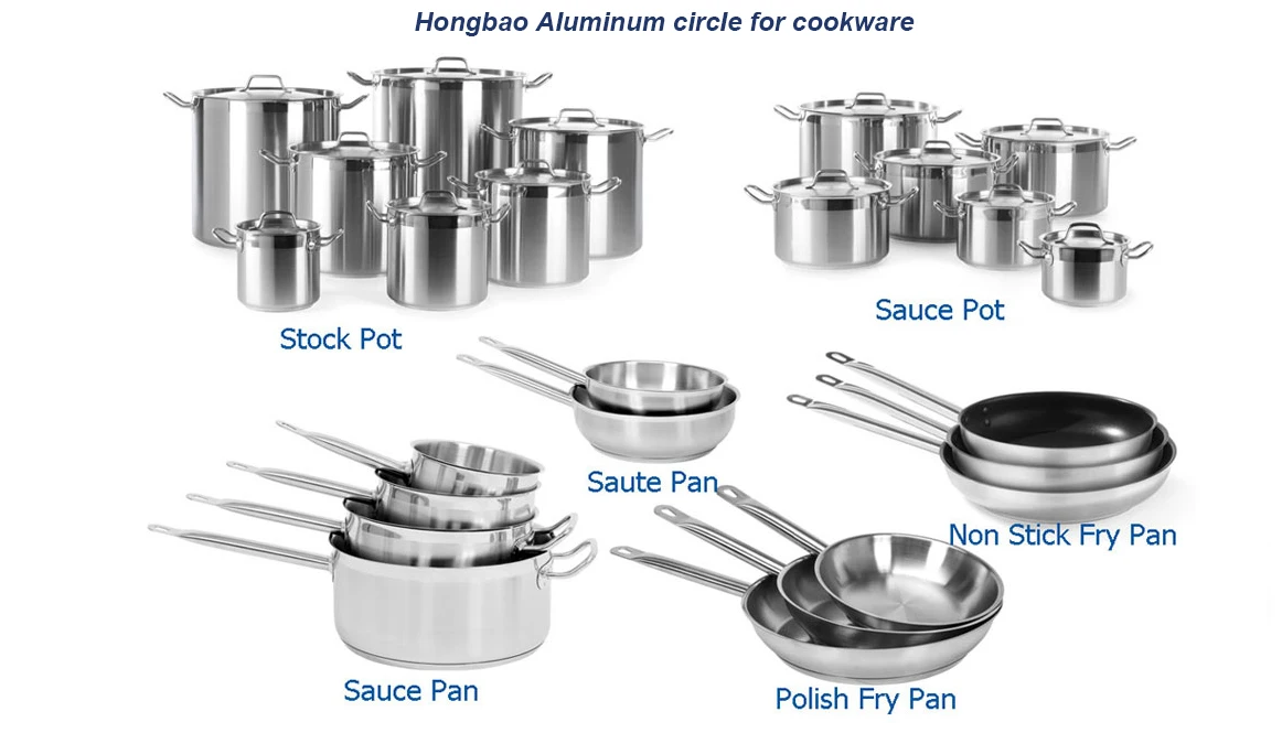 
CC &DC material 1060 1050 3003 8011 5052 aluminium aluminum circle cookware light cover pan oil container 