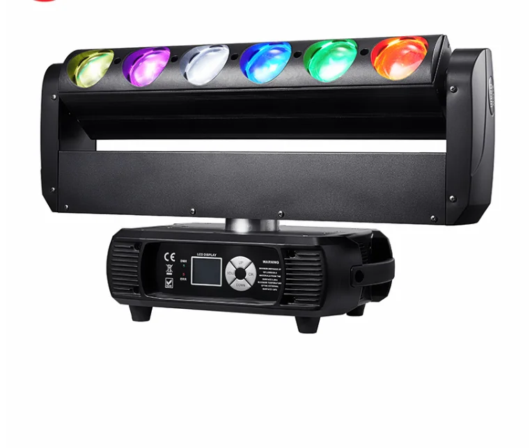Moving Head Lamp Light With Strong Beam Led 6pcs 60w Full Color Rgbw 4in1 Wash Light