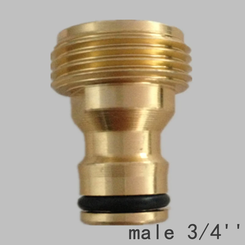 
Copper Three-outlet Nipple Connector Nipple Tap Tap Garden Water Gun Connector Accessories 