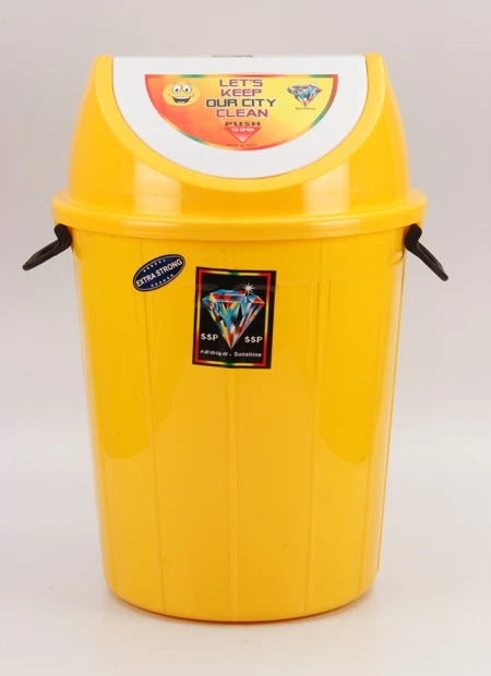 
Good Quality Round Plastic waste bin made of 100% virgin food grade plastic for home / hospital usage 