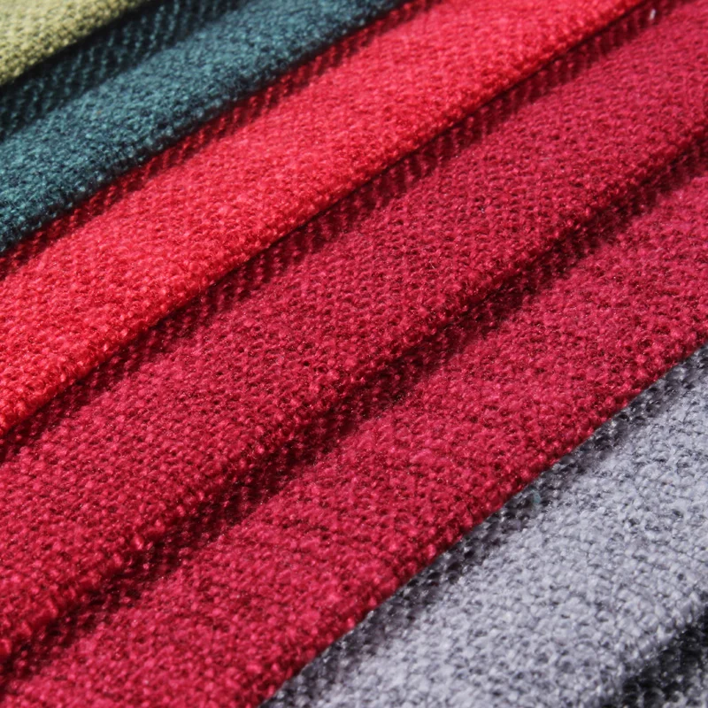 
2020 new style wholesale thick linen fabrics for sofa seat covers cushion pillow 