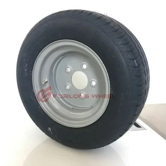 tiny house and tiny home tyre and steel wheel assembly 195/55R10C with 6.00Ix10 67/112/5 et-4 750KGS