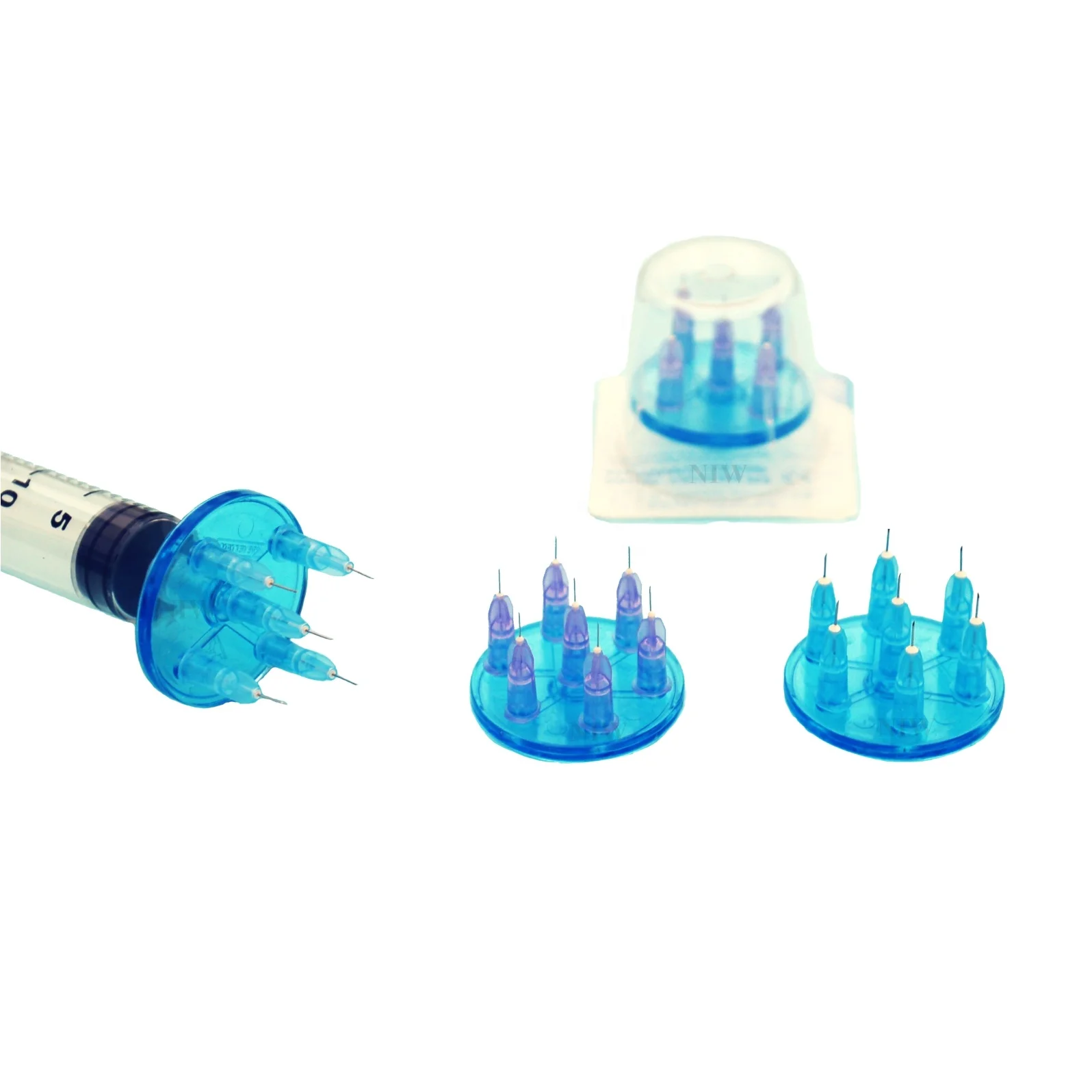 Многоинжекторная микро-игла мезорам линейная круглая 3 5 7 игла для мезотерапии Коробка 50 шт.