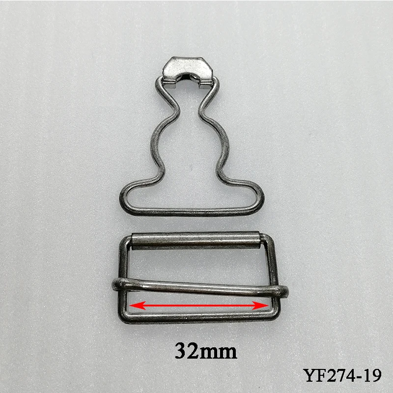 Metal Buckle Overalls Tri Glide Slide Clips Suspender Buckle for Jeans Suspender Bib Pants Accessories