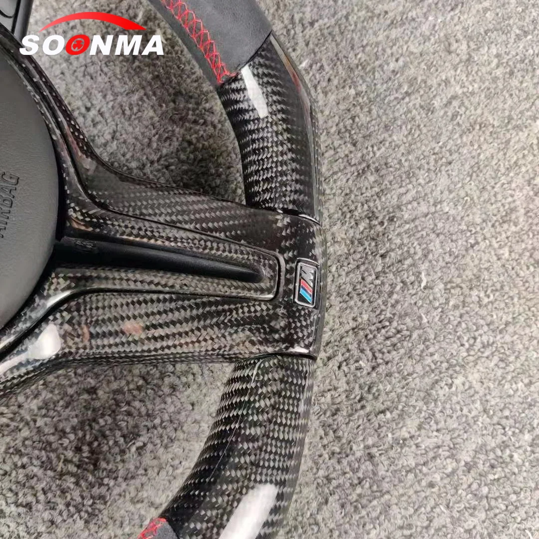 M SPORT CARBON FIBER STEERING WHEEL RACING CAR STEERING FOR BMW M3 F80 M4 F82 F15 X5M F16 X6M Sports STEERING WHEEL CUSTOMIZED