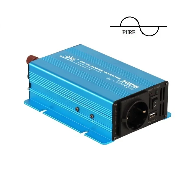 300 Вт мини инвертор с чистым синусом DC12V для AC220V инвертирующий усилитель мощности