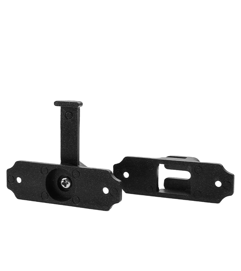 Barn Door Lock 90/180 Degree Gate Latches Zinc Alloy Right Angle Door Lock Latch Hasp for Push Sliding