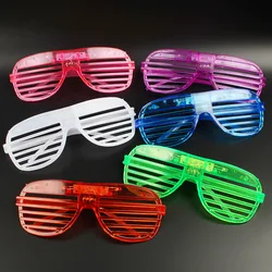 2022 New Arrival Window-blinds Glowing Glasses LED Glasses Flashing Glasses For Party Favors Bulk