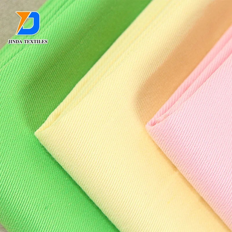 Jinda 100%cotton waterproof Resistance to pilling Canvas Fabric for workwear uniform