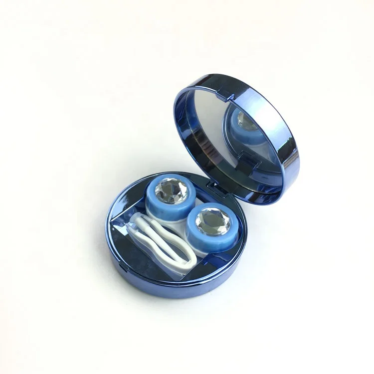 Diamond Topgrade Round Eyekan contact lens case Accept small quantity BLH-065B