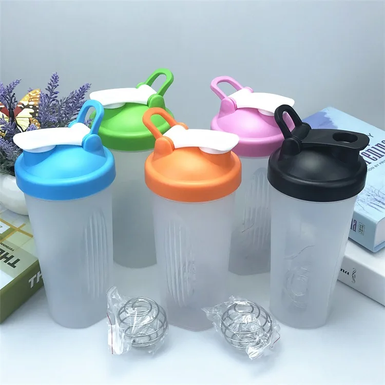 Sport Custom Logo Wholesale Shaker Cup Bottle 600Ml Bpa Free Plastic Gym Protein Shaker Bottle Gym