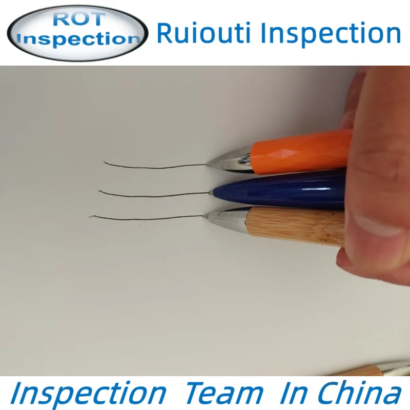 Ningbo Stationery inspection/ Pen quality assurance Right goods check