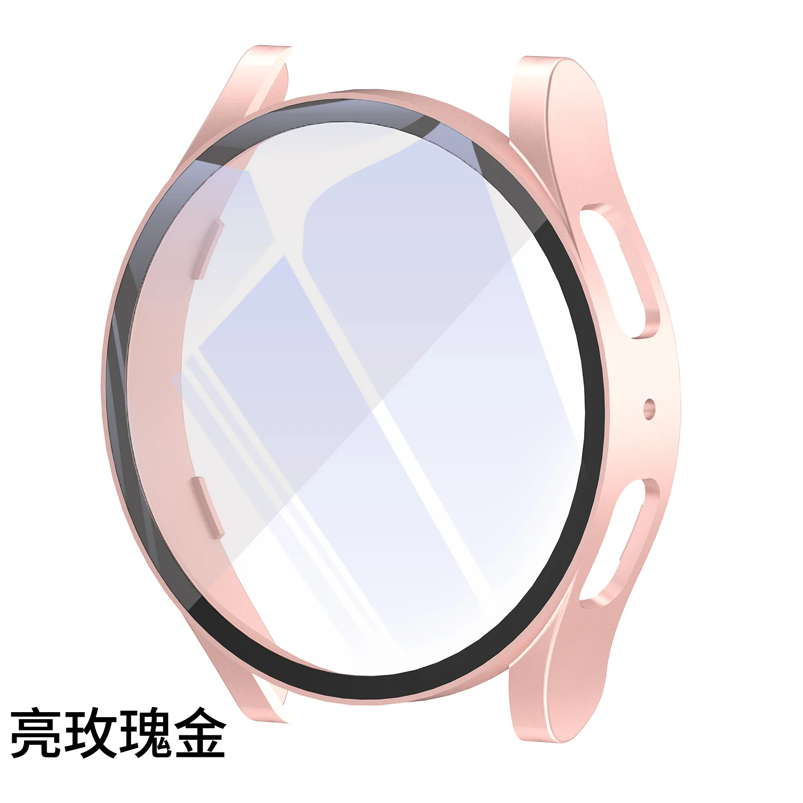 PC Case Glass for Samsung Galaxy Watch 6 40mm 44mm Screen Full Cover On Watch 6 7 Film Hard Frame Cases