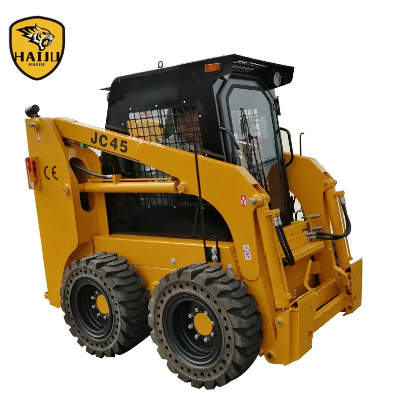 Skid steer Mini Track Wheel Skid Steer Loader JC45 Optional Attachments