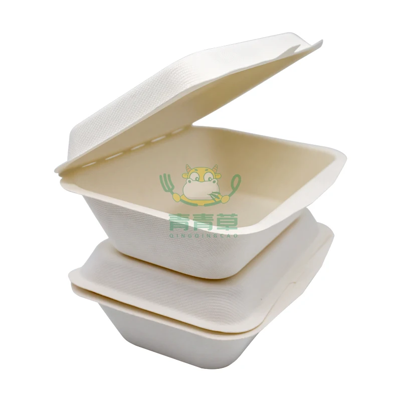pulp  mold bio degradable takeaway bio degradable takeaway food container degradable packaging  food container packaging