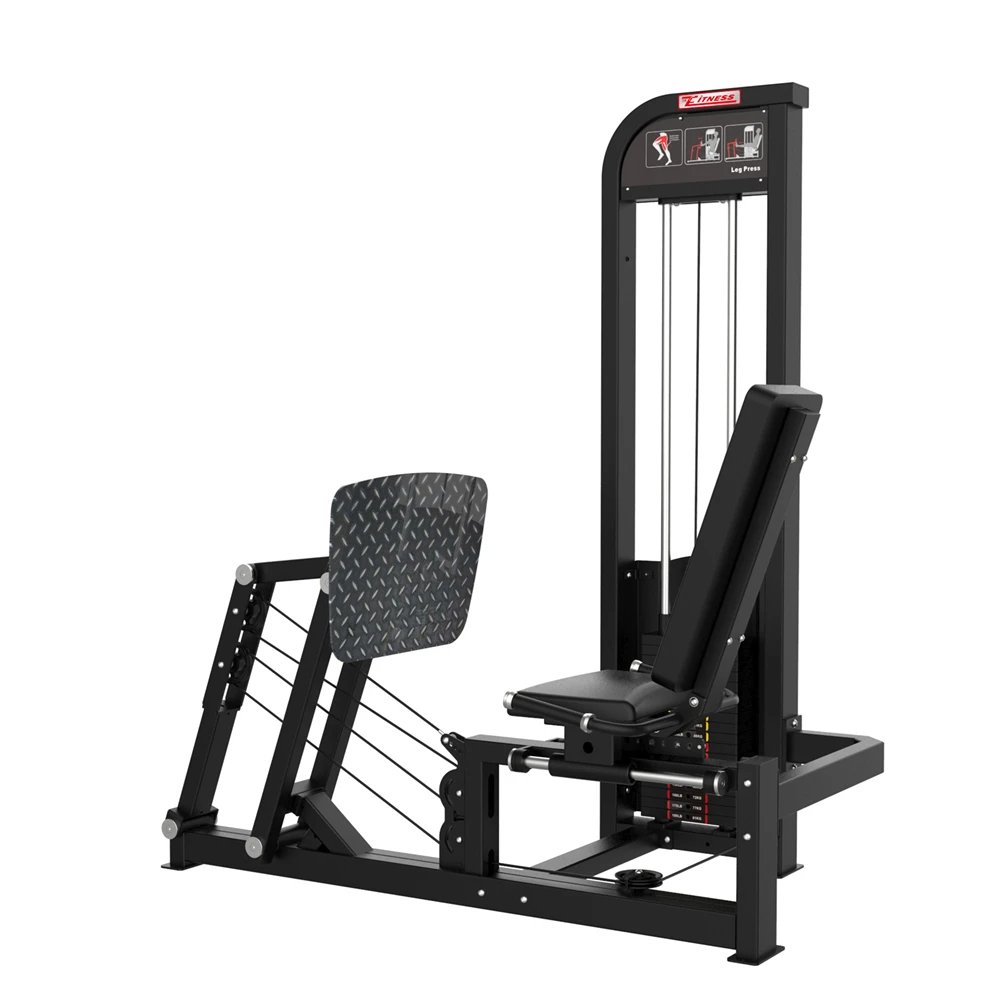 TZ Super Commercial Fitness Equipment Custom Home Gym with Metal Horizontal Leg Press Machine Pin Load Selection Machines