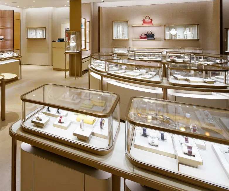 Luxury optical shop interior design and decoration optical shop display fixtures with optical store display furniture