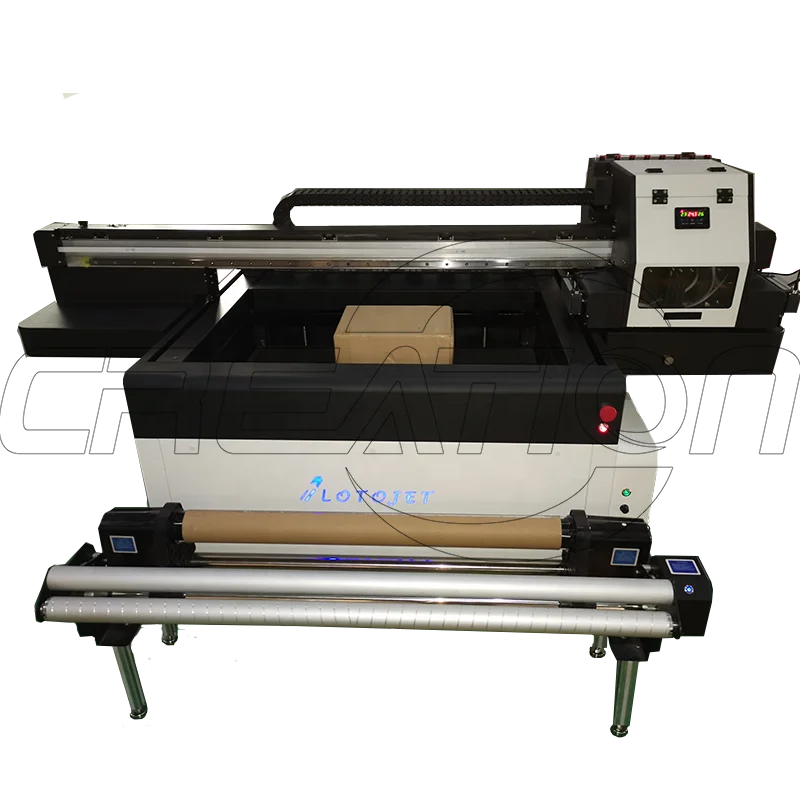 LOTOJET digital small 6090 UV flatbed 9060 UV printers lat bed printer uv flatbed