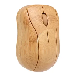 2022 Hot Pick Computer Wireless Optical Bamboo Mouse Fierndly Bamboo Wooden Mouse With Usb Receiver For Notebook Pc Personalized