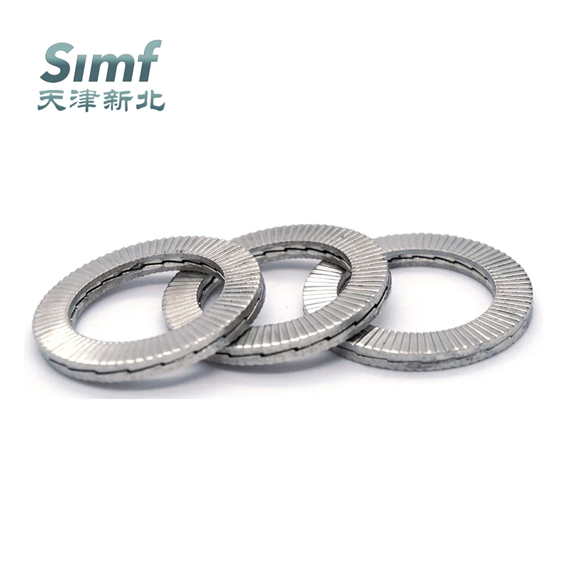 High Strength Steel Wedge Lock Washer Stainless Steel 304 Double-Sided Lock Washer