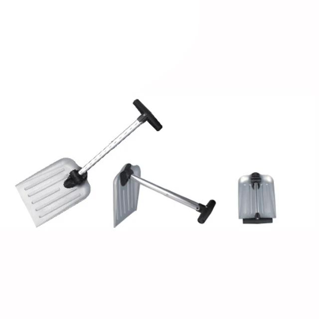 Foldable aluminum snow shovel