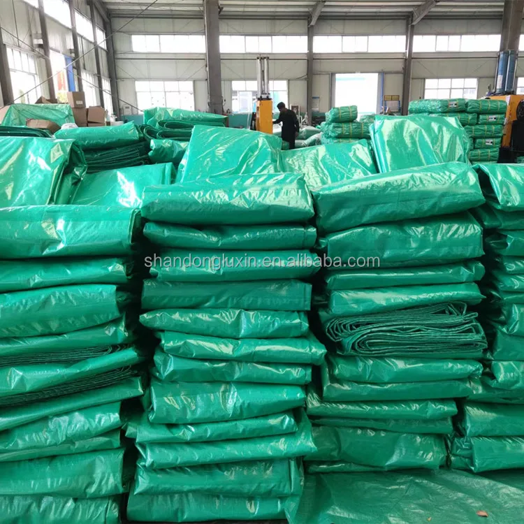 Factory price polyethylene tarpaulin green waterproof  dustproof rainproof moisture-proof block sunlight
