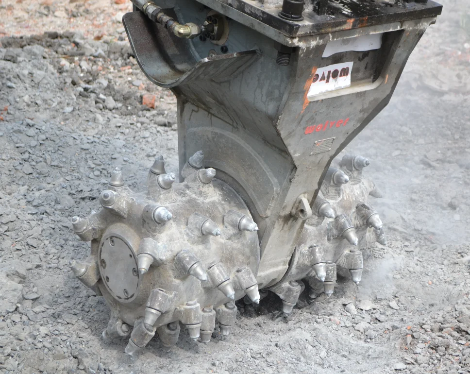 Wolver Hydraulic Breaker Milling Machine For Heavy Excavators BT150 Drum Cutter For Tunnel Milling