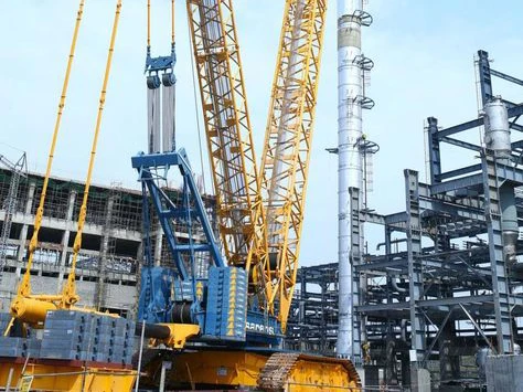 150TON 81m 927.4t.m Medium Crawler Crane XGC150 New Lattice Boom Crawler Crane from China