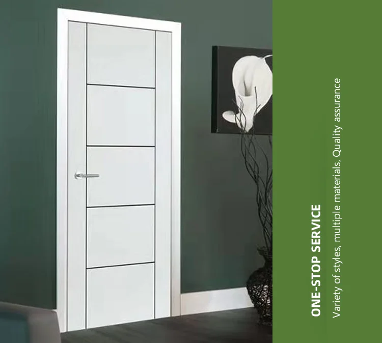 PHINO Hot Sell Security Doors Internal Residential Smart Design Indoor Wooden Door