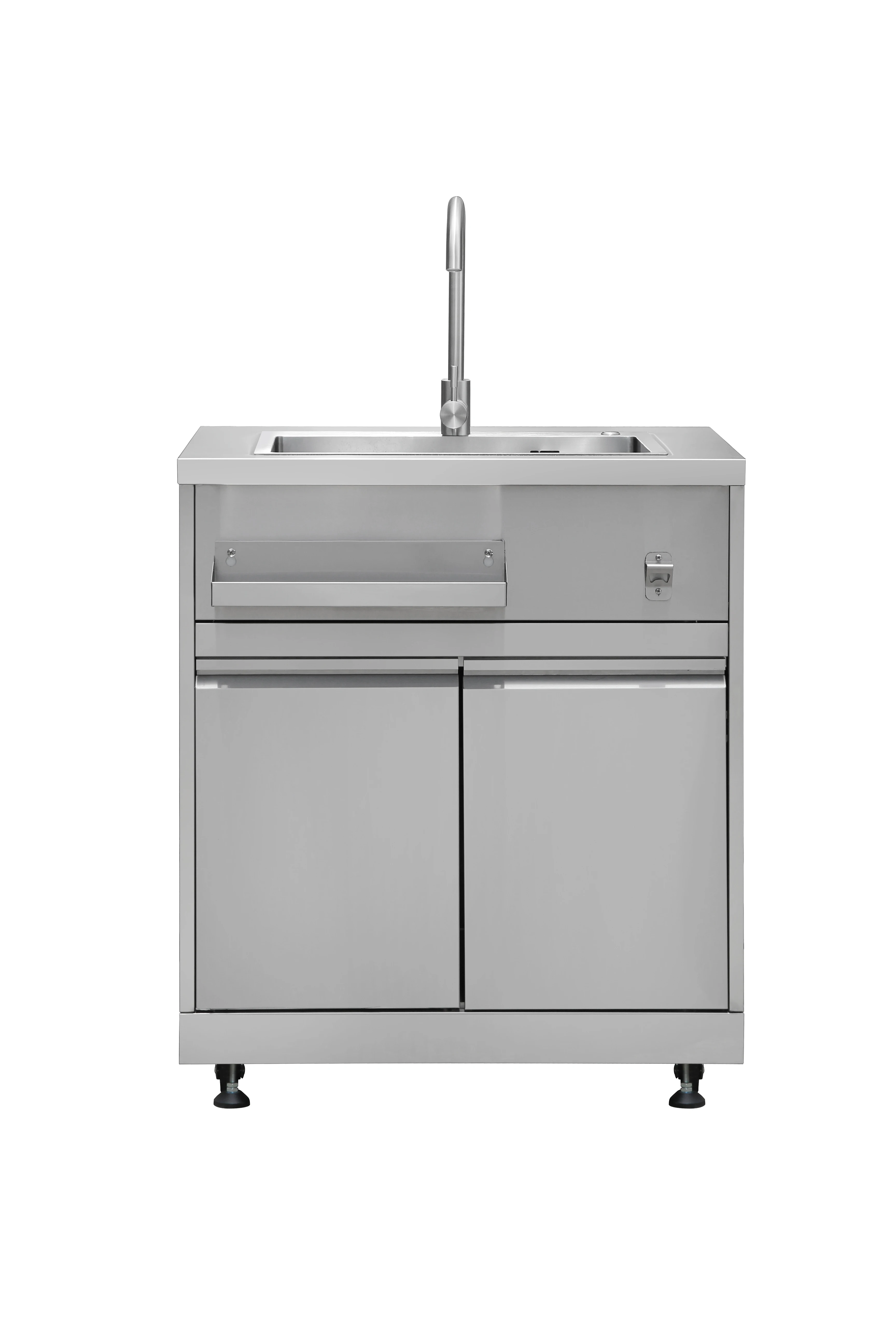 Hyxion outdoor kitchen 7pc with pizza oven BBQ grill