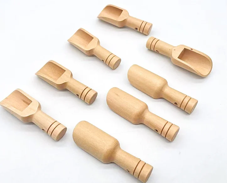 Cheap Price Salt milk powder tea bath salt pet food coffee adjustable wooden measuring spoon